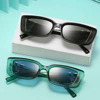 2022 Vintage mały kot okulary przeciwsłoneczne dla kobiet mężczyzna Retro marka projektant kobiet okulary kwadratowe okulary óculos De Sol 5